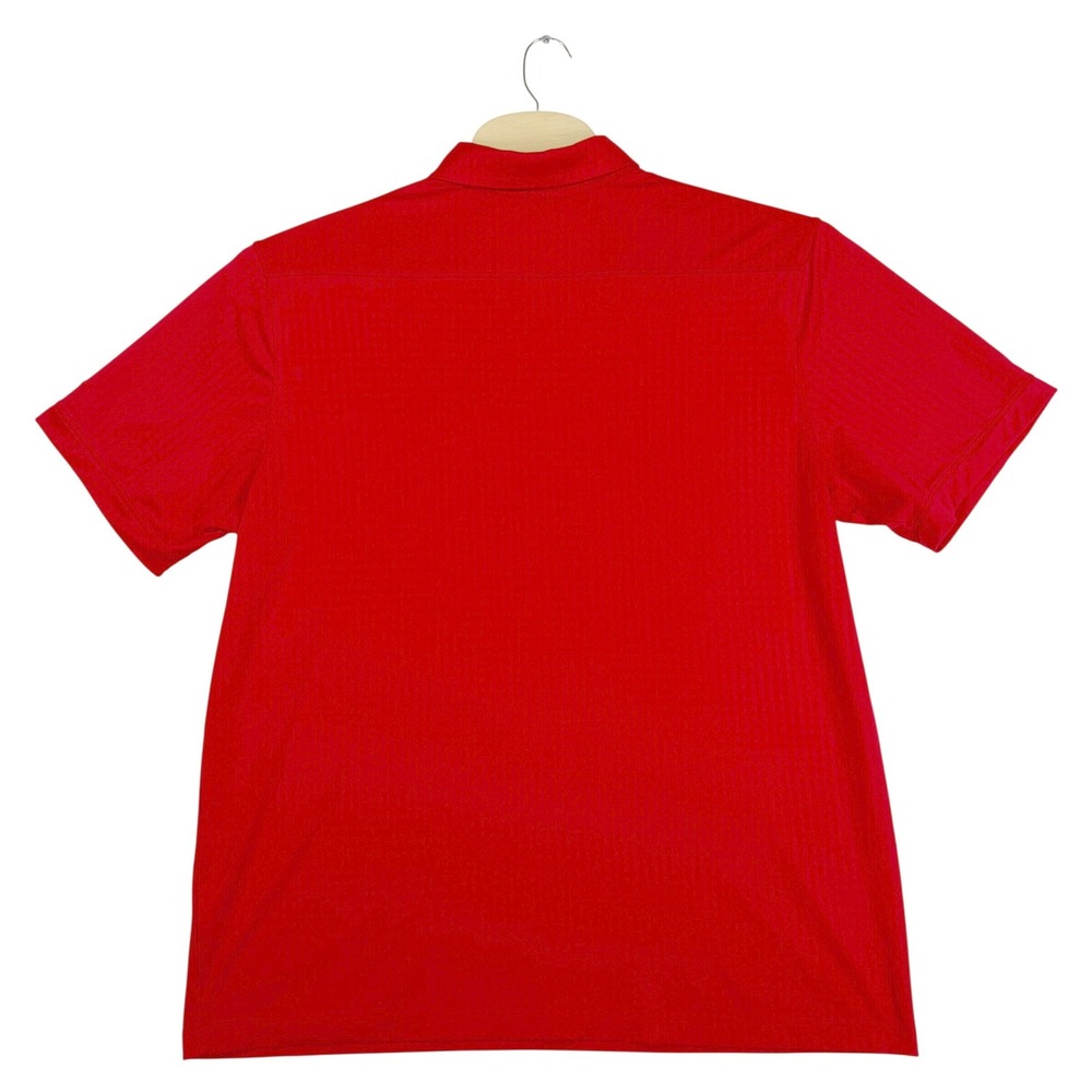 Nike Golf Polo Shirt Mens XXL Red Dri-FIT Tour Performance Short Sleeve Sport - Picture 3 of 7